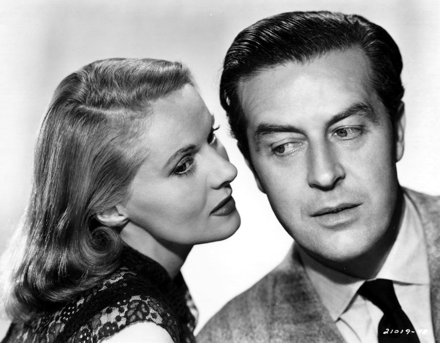 Лео г кэррол. Рэй Милланд с женой. Ray Milland 1947. Любовь фильм 1948. Мальвина Веббер жена Рэй Милланда.